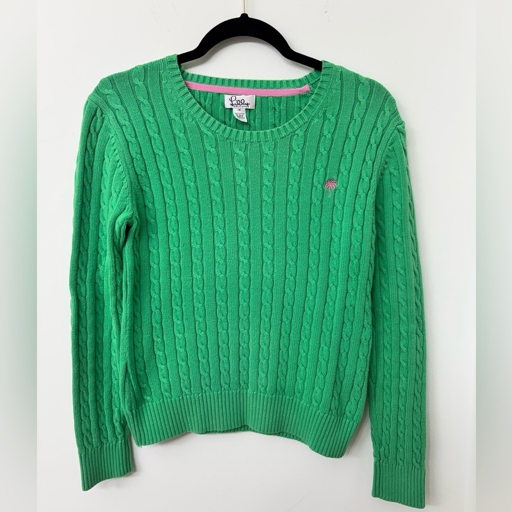 Vintage Lilly Pulitzer Knit Sweater 100% cotton Size M